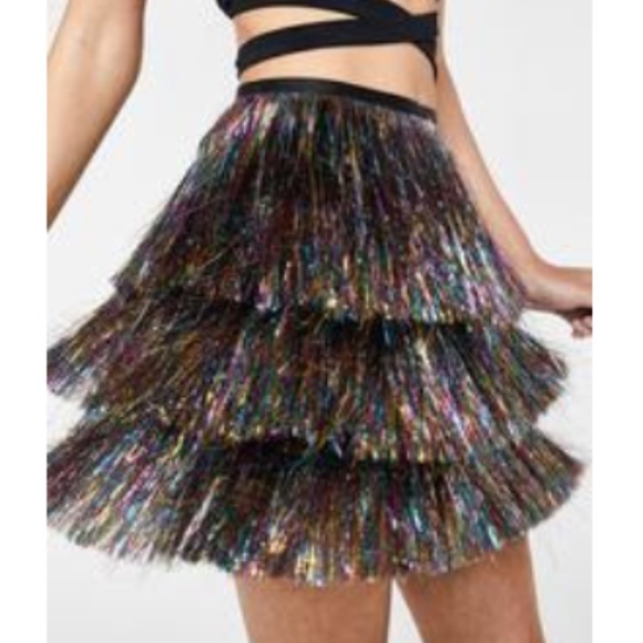 Dolls Kill Tinsel mini skirt - Picture 6 of 6